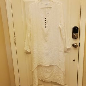 Dayou White Sun Dress